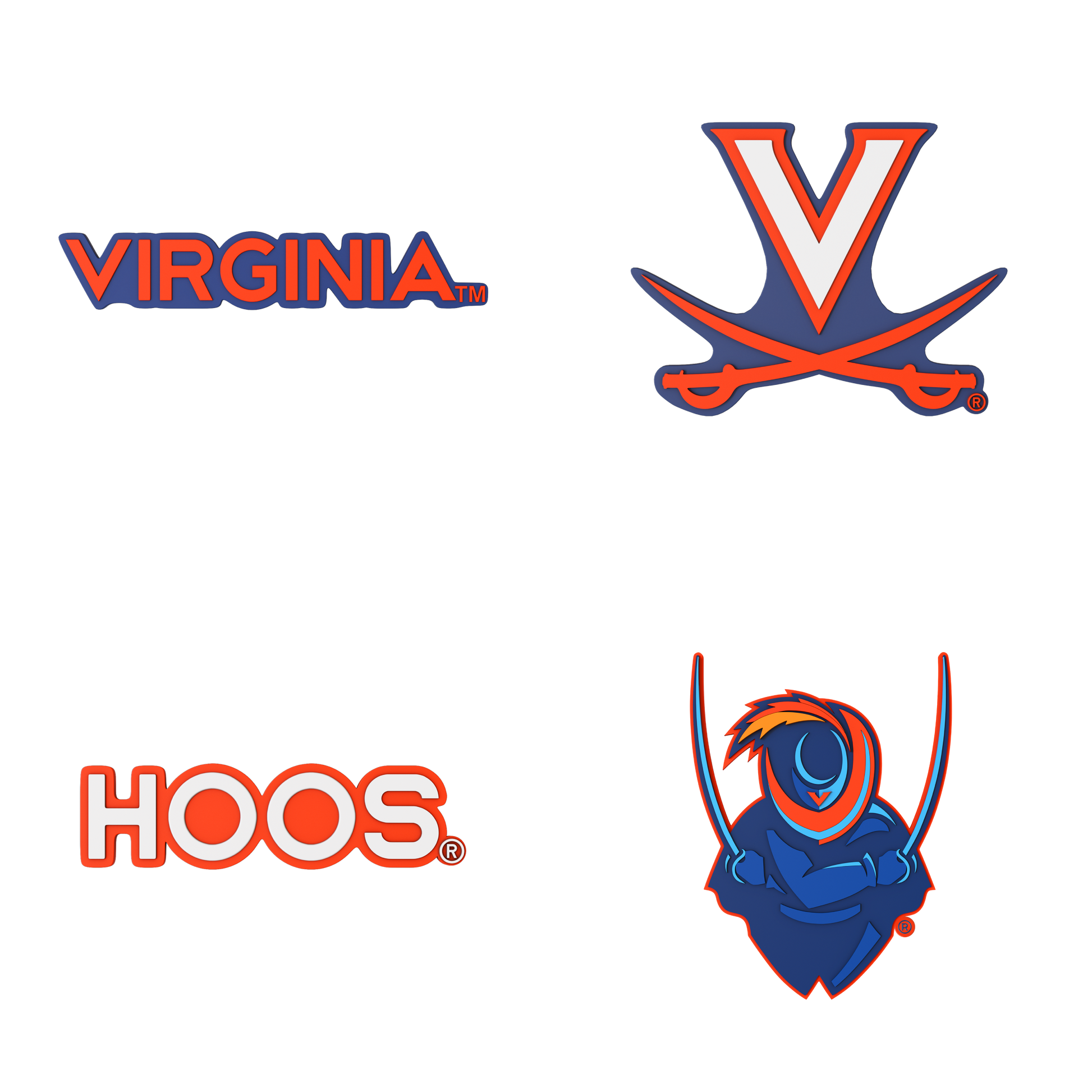 Budz | Virginia Cavaliers | 4-Pack Bundle image 1